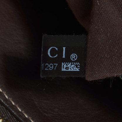 Gucci Monogram D Gold Tote Dark Brown 9 of 9