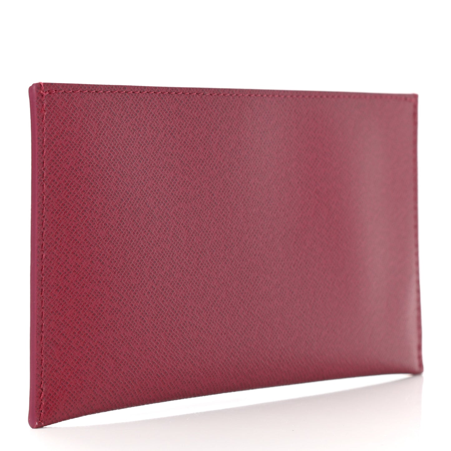 Calfskin Felicie Card Holder Insert Fuchsia