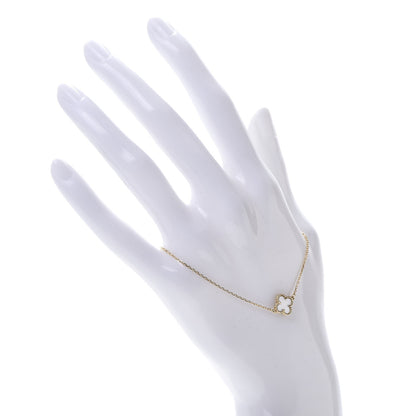 Van Cleef & Arpels 18K Yellow Gold Mother of Pearl Sweet Alhambra Bracelet 2 of 7