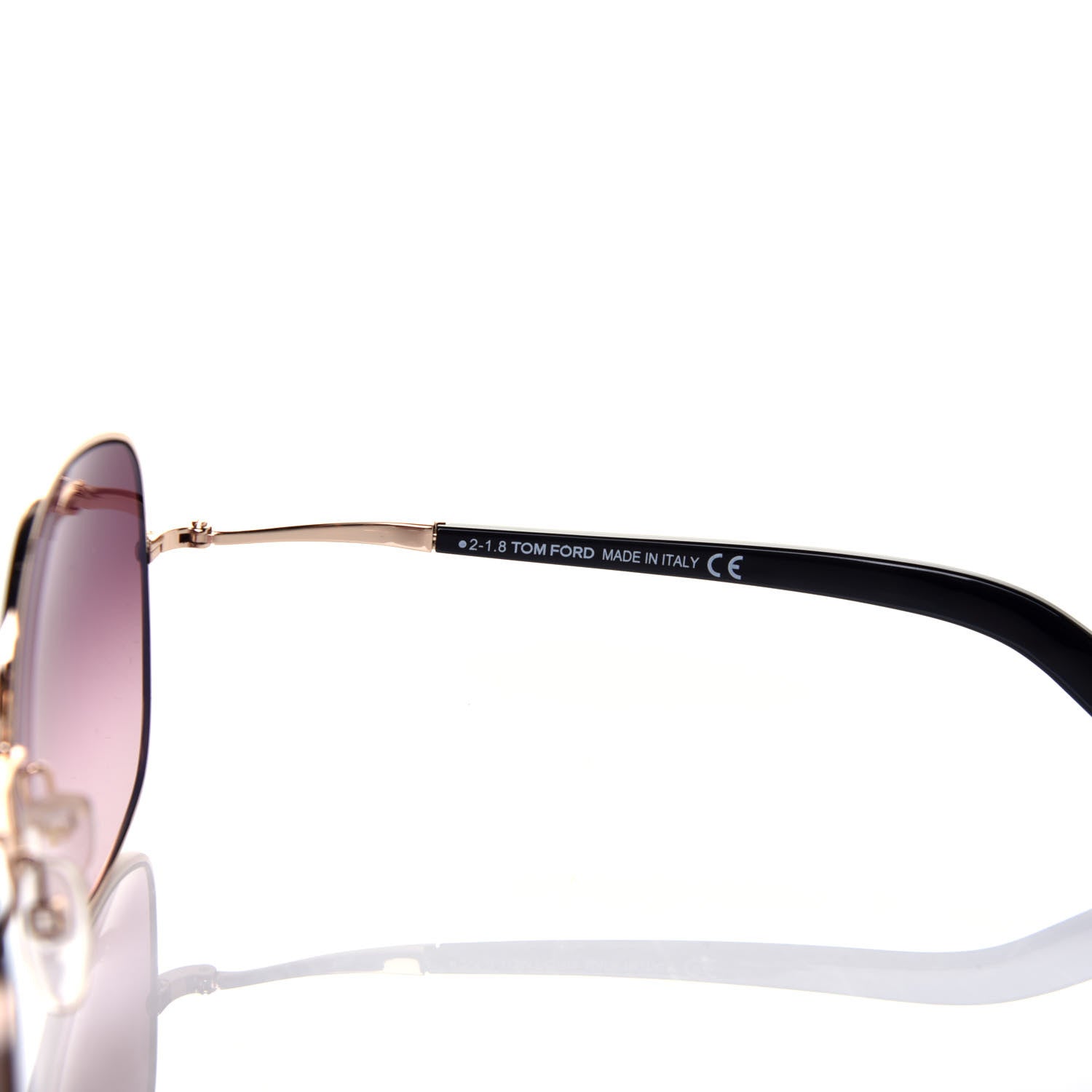 Tom Ford Acetate Georgina Sunglasses TF499 Purple 6 of 8