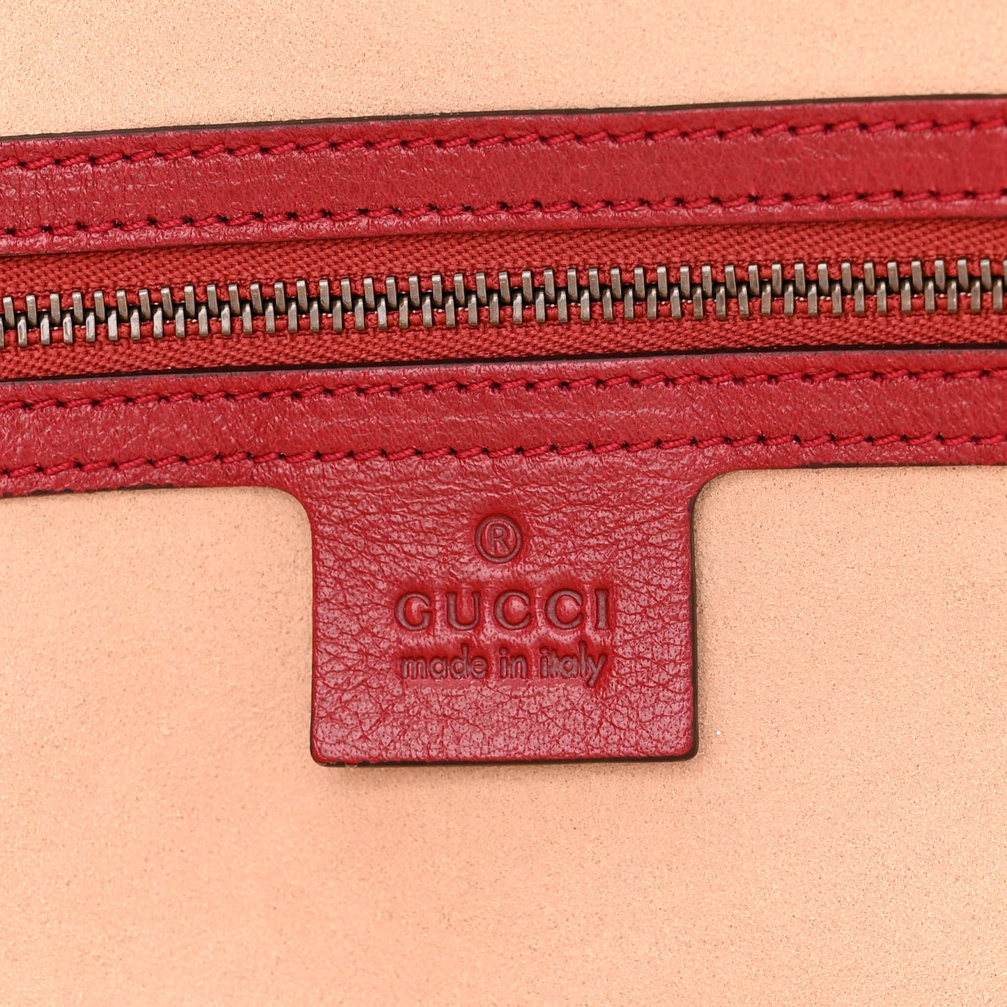 Calfskin Large Re(Belle) Top Handle Bag Red