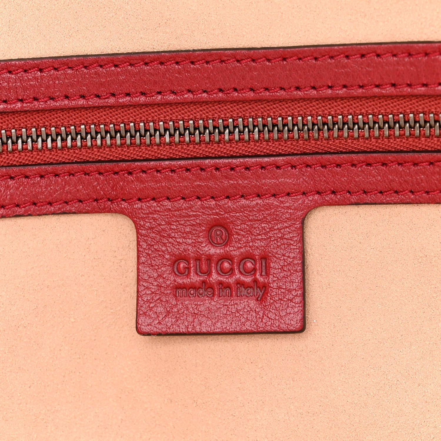 Gucci Calfskin Large Re(Belle) Top Handle Bag Red 5 of 10