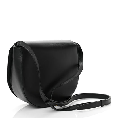 Salvatore Ferragamo Calfskin Large Vela Flap Bag Black 3 of 9
