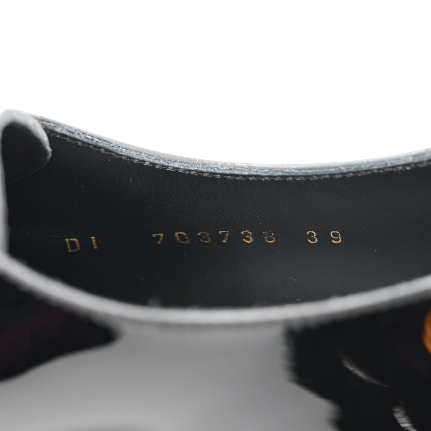 Patent Baltimora Lace Up Derby Shoes 39 Black