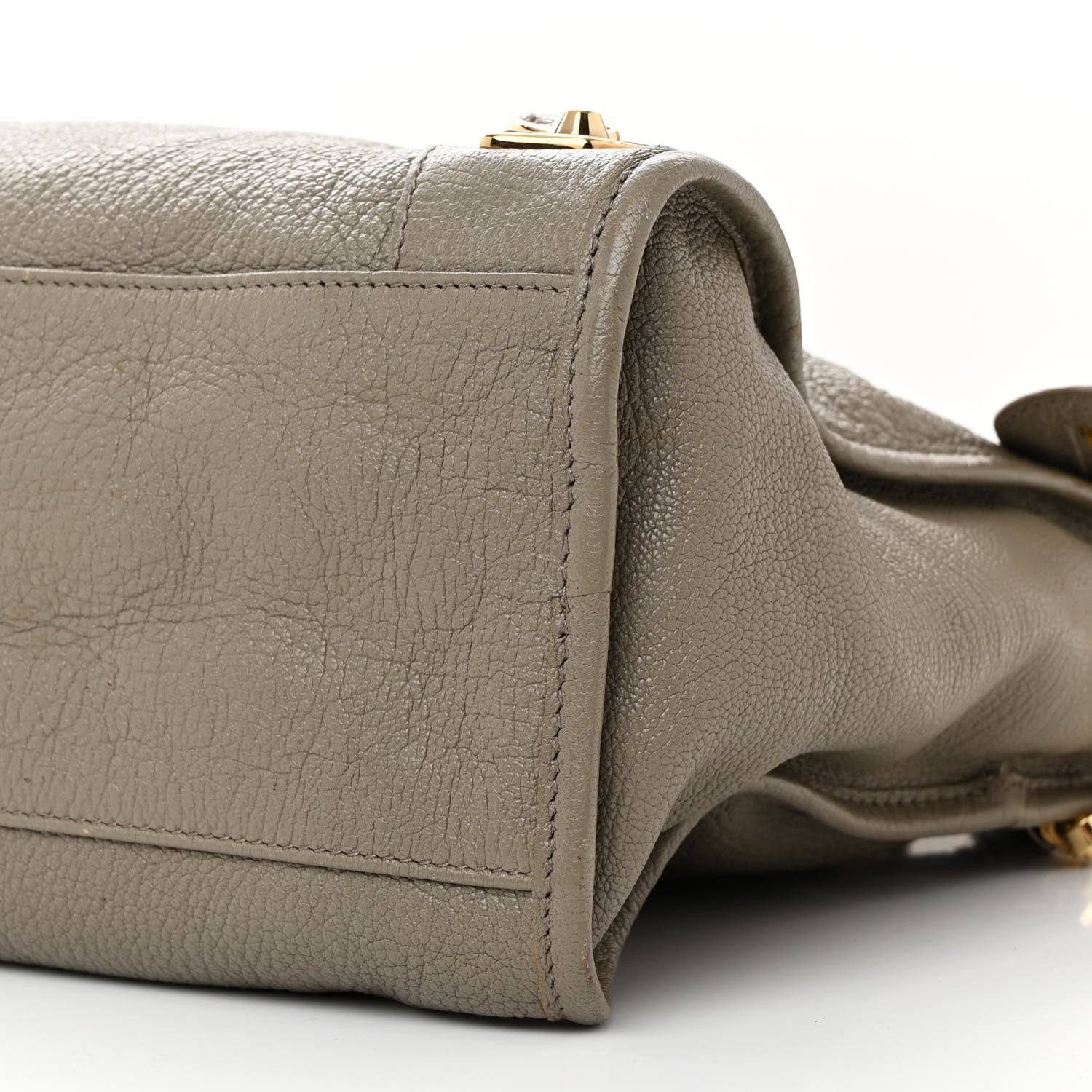 Balenciaga Chevre Gold Metallic Edge Hardware City Gris Taupe 11 of 14