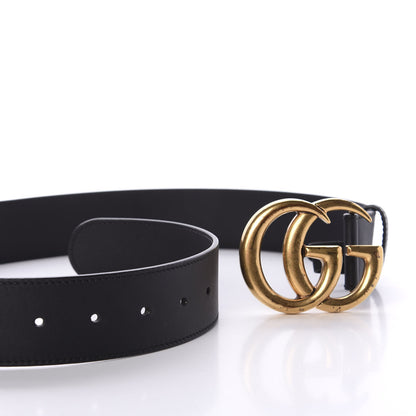 Gucci Calfskin Double G 40mm Belt 75 30 Black 4 of 5