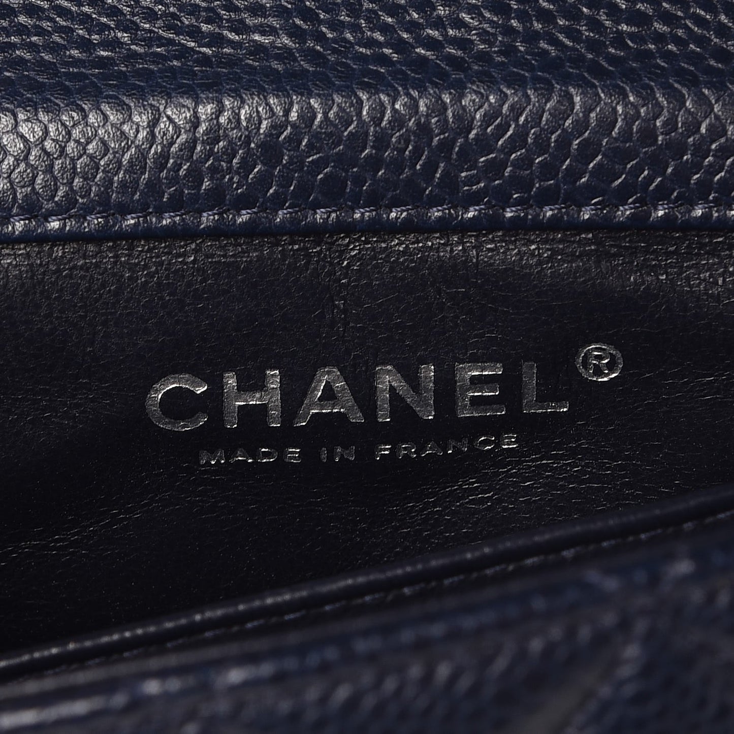 Caviar Quilted Extra Mini Flap Blue