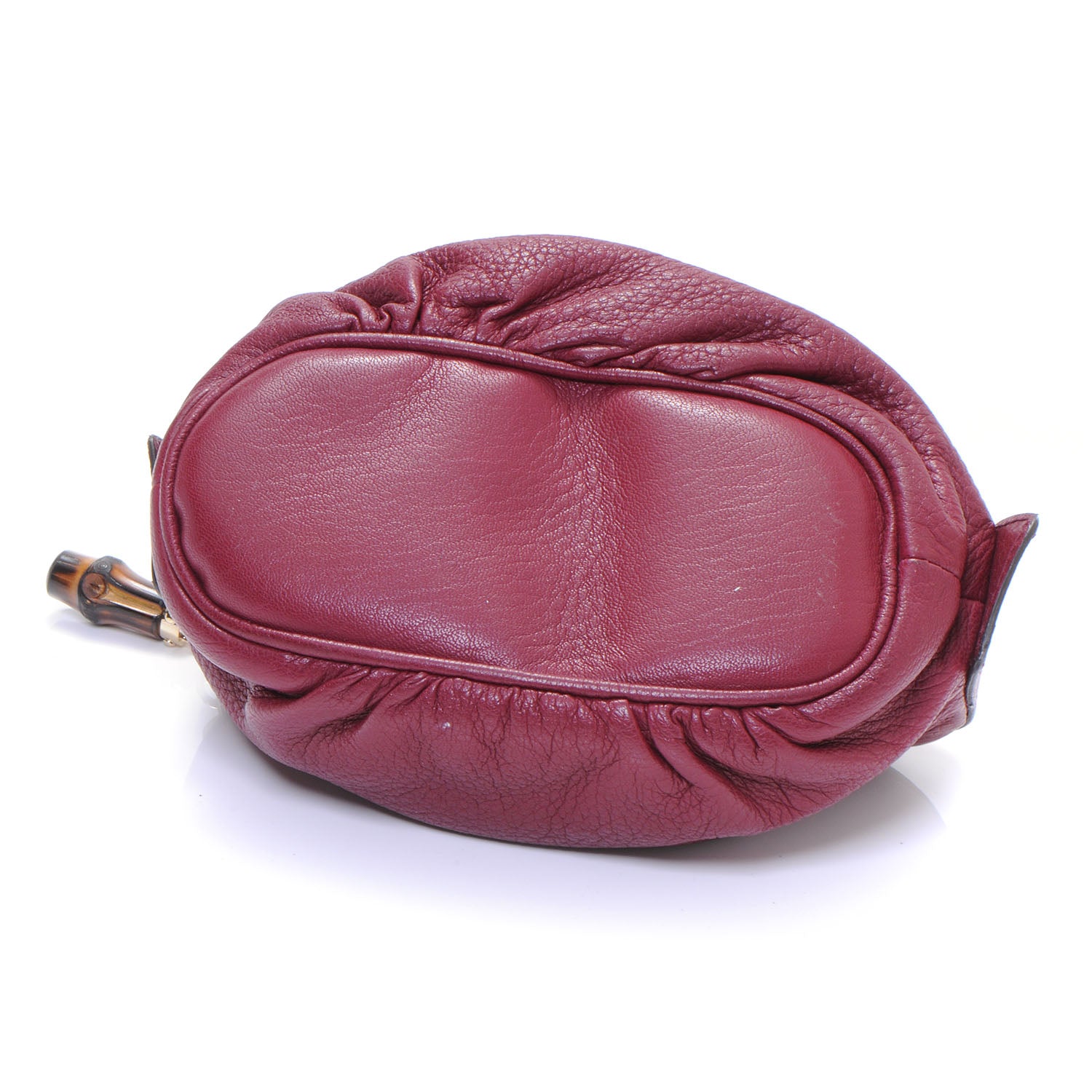 Gucci Leather Bamboo Cosmetic Case Red 4 of 7