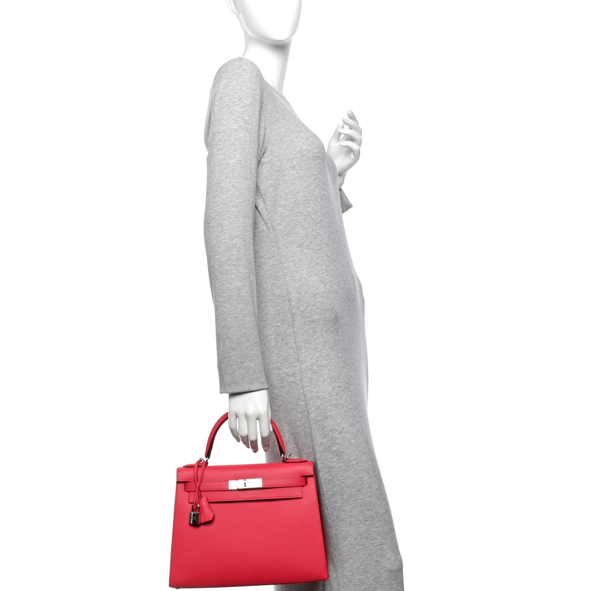Hermes Epsom Kelly Sellier 28 Rose Extreme 2 of 12