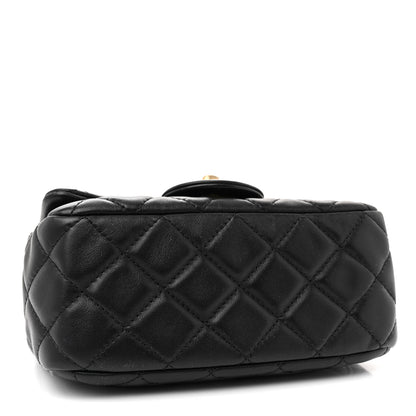 Chanel Lambskin Quilted Mini Pearl Crush Flap Black 4 of 10