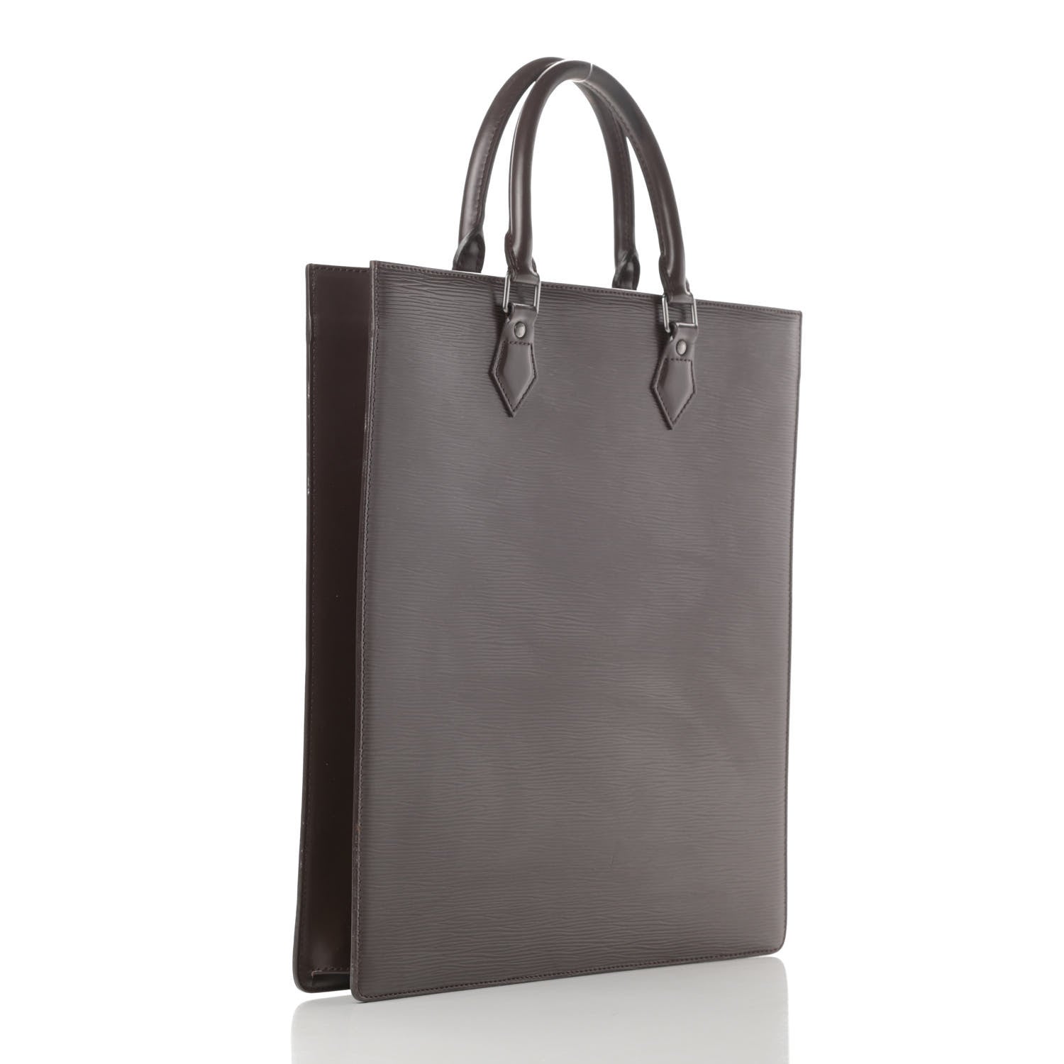 Louis Vuitton Epi Sac Plat GM Moka 3 of 15