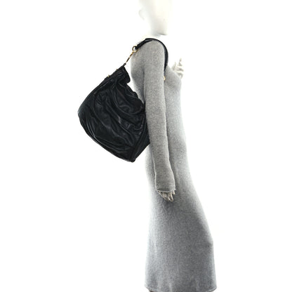 Christian Dior Lambskin Medium Libertine Hobo Black 2 of 11
