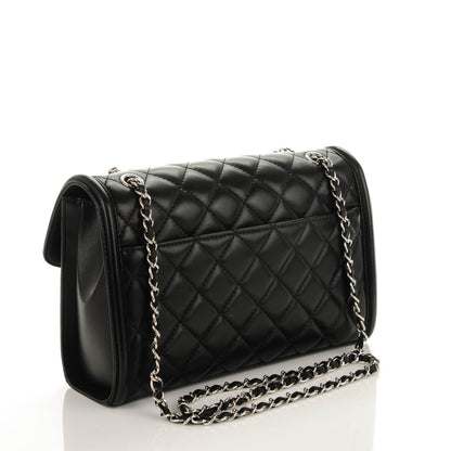 Chanel Lambskin Quilted Large Geometric Flap Black 3 of 10