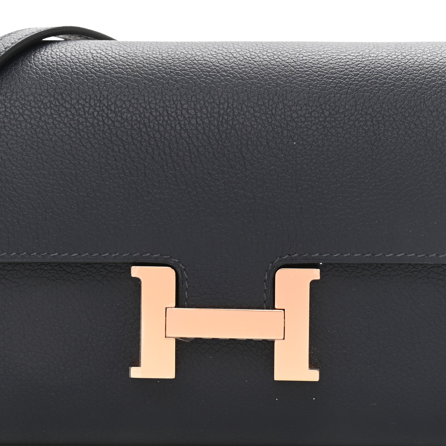 Hermes Evercolor Constance Wallet To Go Bleu Nuit 8 of 11