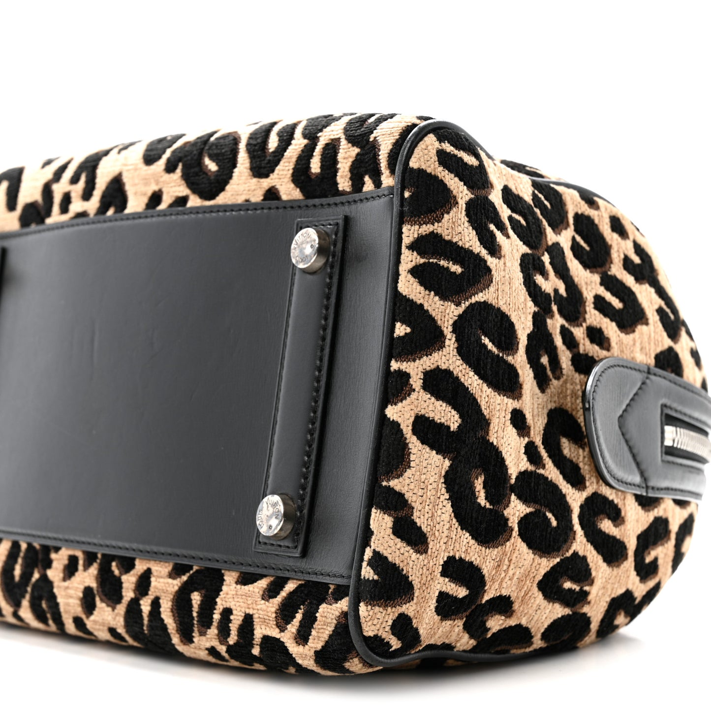Jacquard Velvet Leopard Print Stephen Sprouse Speedy