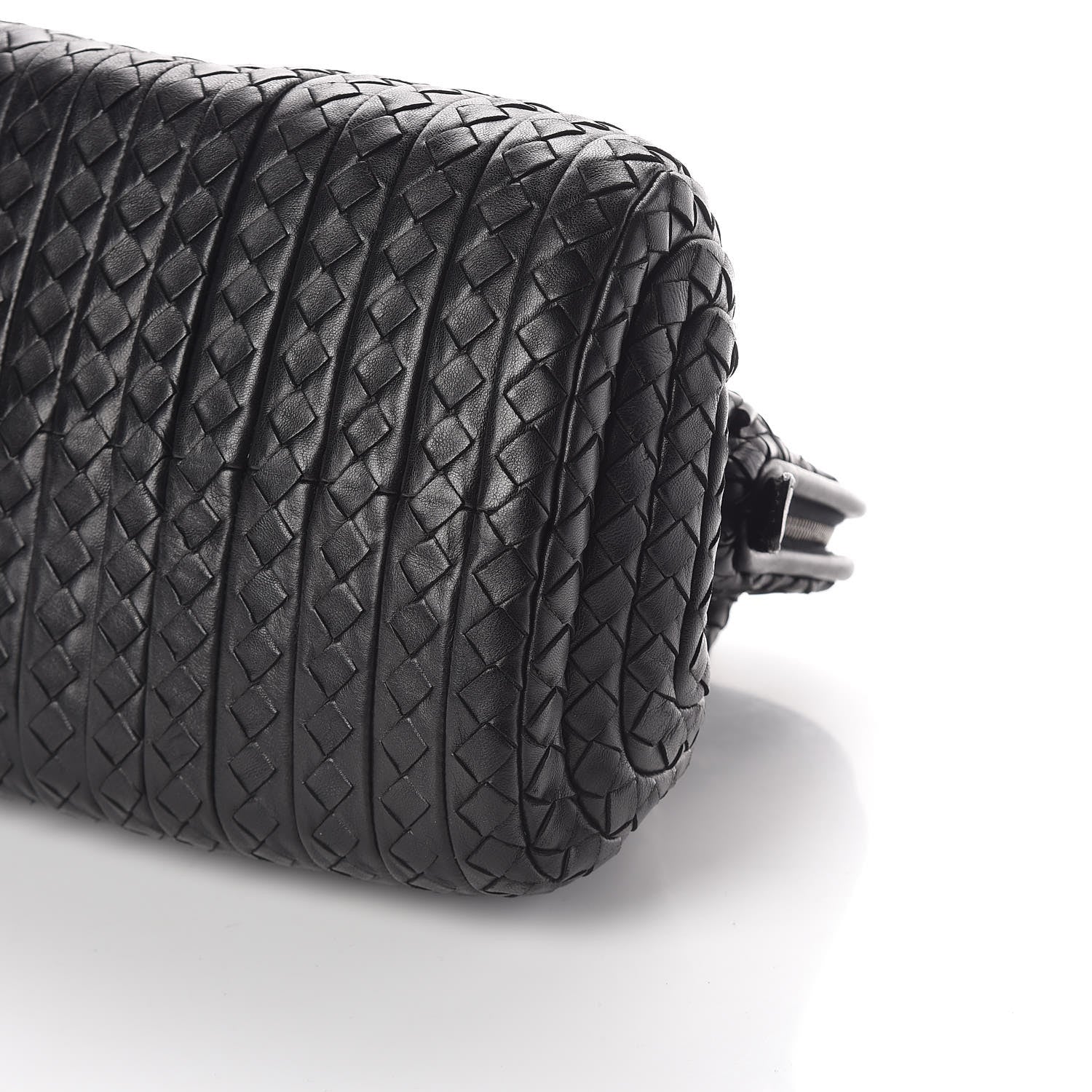 Bottega Veneta Nappa Intrecciato New Bond Satchel Black 9 of 9