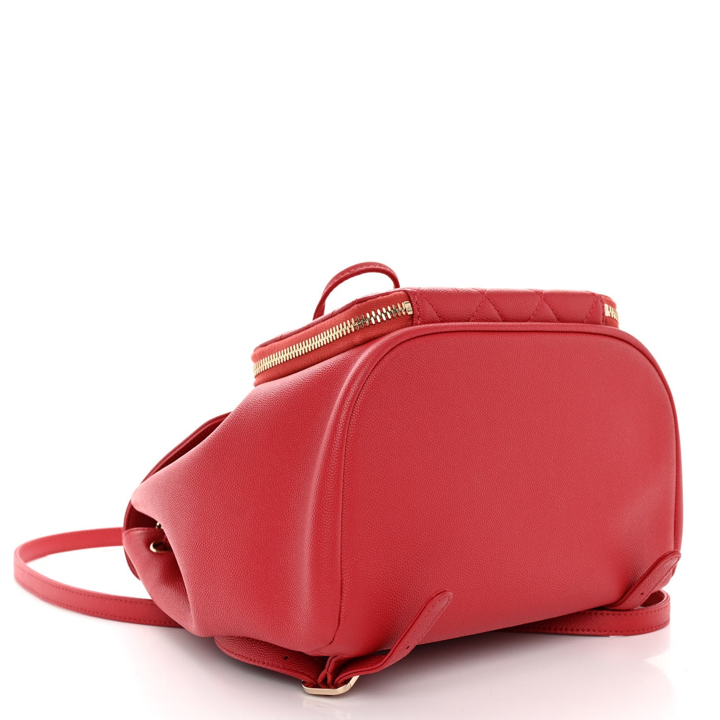 Caviar Quilted Business Affinity Backpack Red