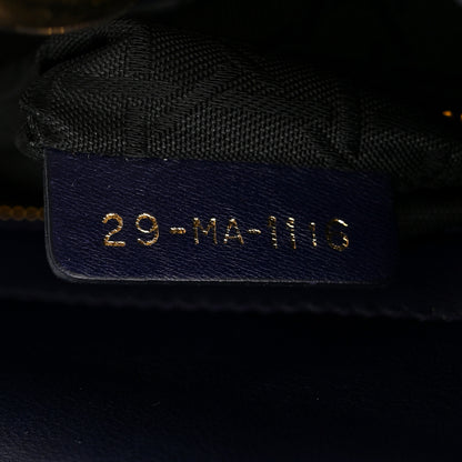Christian Dior Lambskin Cannage Small Lady Dior Blue 7 of 10
