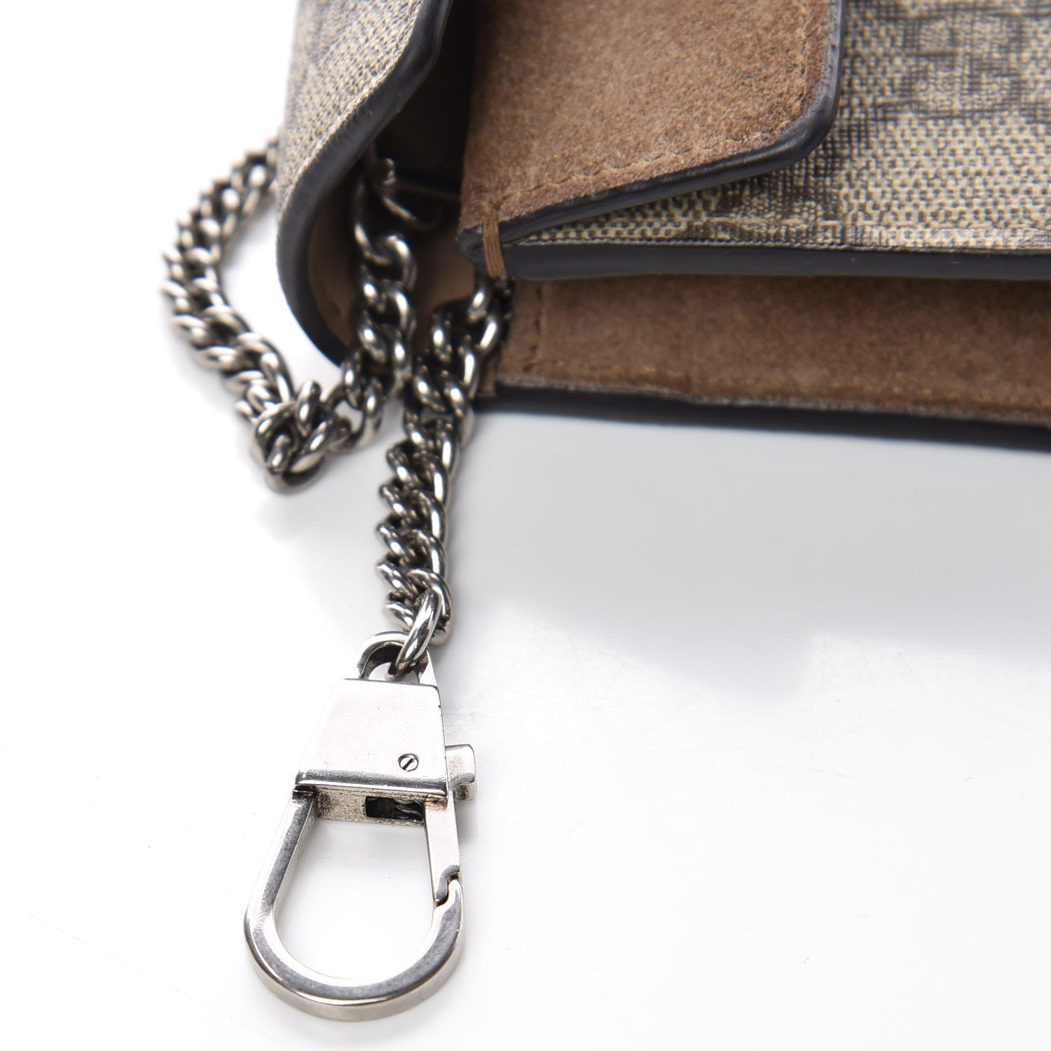 Gucci GG Supreme Monogram Super Mini Dionysus Shoulder Bag Taupe 8 of 11