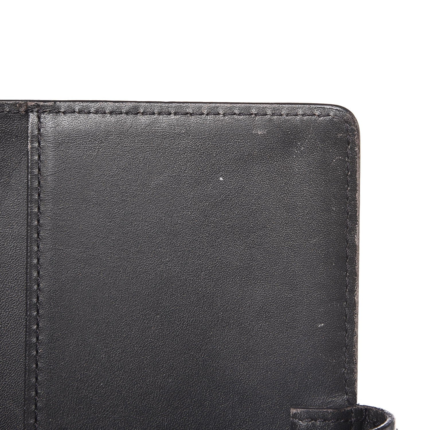 Louis Vuitton Mat Monogram Small Ring Agenda Cover Black 7 of 11