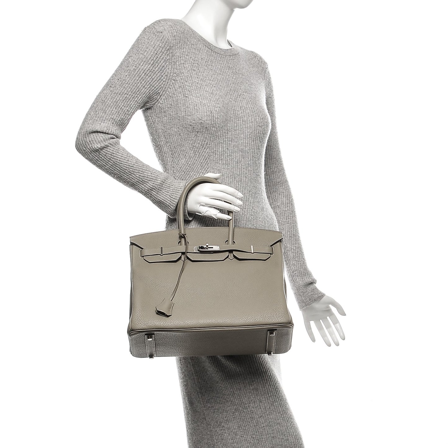 Taurillon Clemence Birkin 35 Sauge