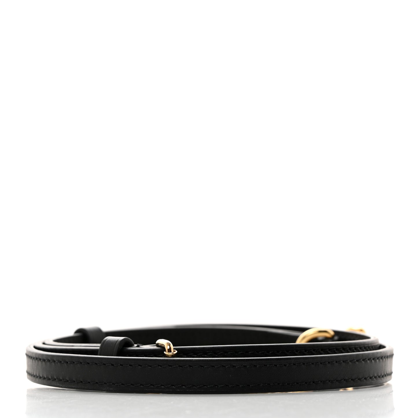 Calfskin Speedy Bandouliere 20 Shoulder Strap Black