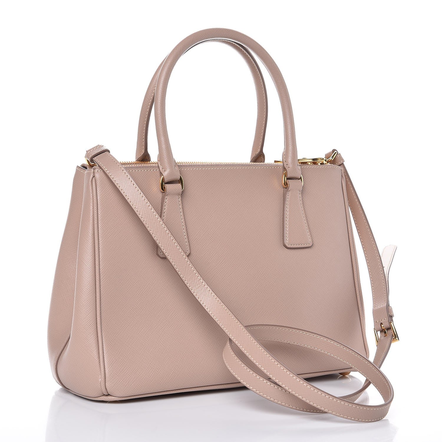 Prada Saffiano Small Galleria Double Zip Tote Cipria 3 of 7
