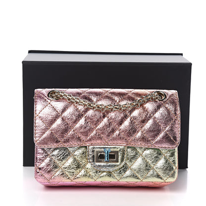 Chanel Metallic Goatskin Quilted Mini 2.55 Reissue Flap Multicolor 10 of 10