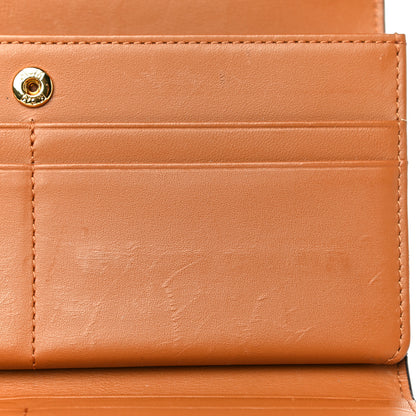 MCM Visetos Large Trifold Flap Wallet Cognac 17 of 23