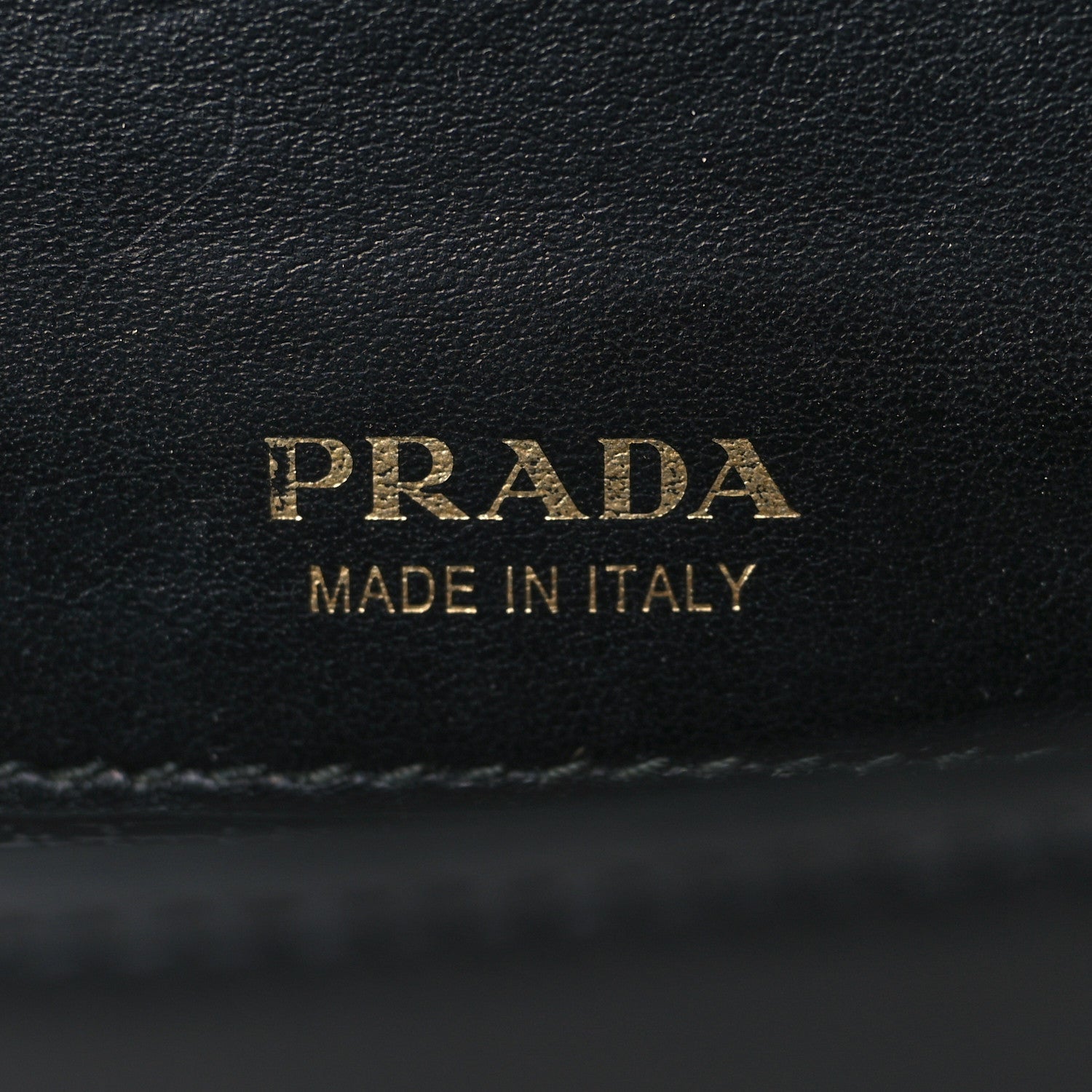 Prada Saffiano City Calf Cahier Belt Bag Black Verde 5 of 6