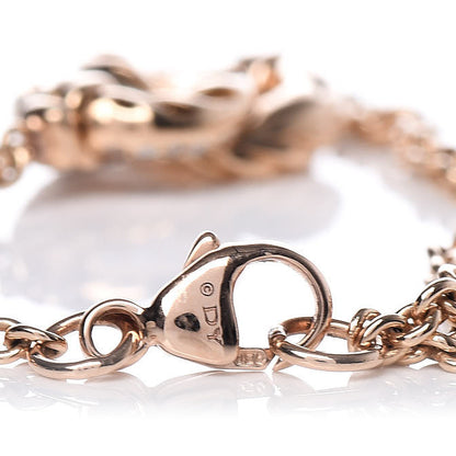 David Yurman 18K Rose Gold Diamond Belmont Single Station Bracelet 5 of 6