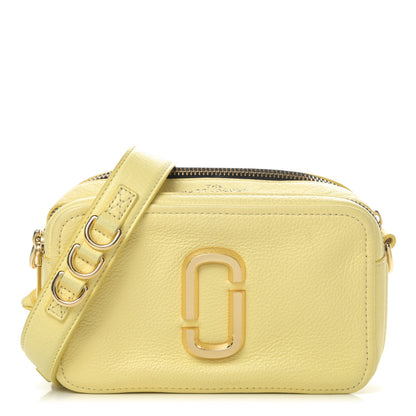 Marc Jacobs Supple Natural Grain Calfskin The Softshot 21 Bag Pale Yellow 1 of 6