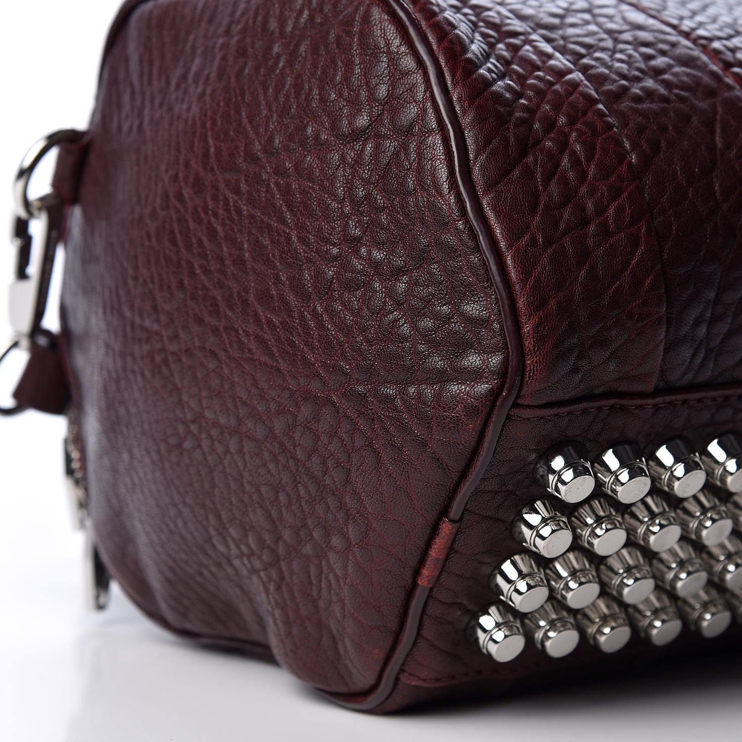 Alexander Wang Pebbled Lambskin Rockie Beet Rhodium Hardware 5 of 8