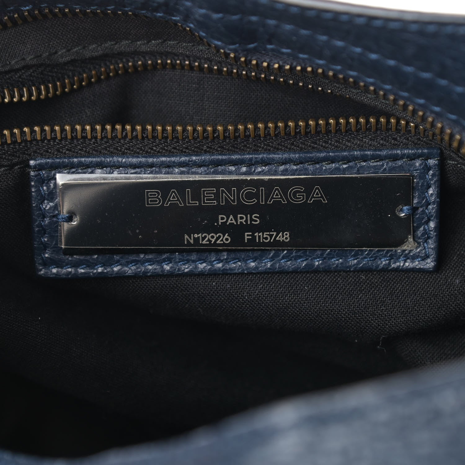 Balenciaga Agneau Classic Hardware City Bleu Obscur 6 of 14