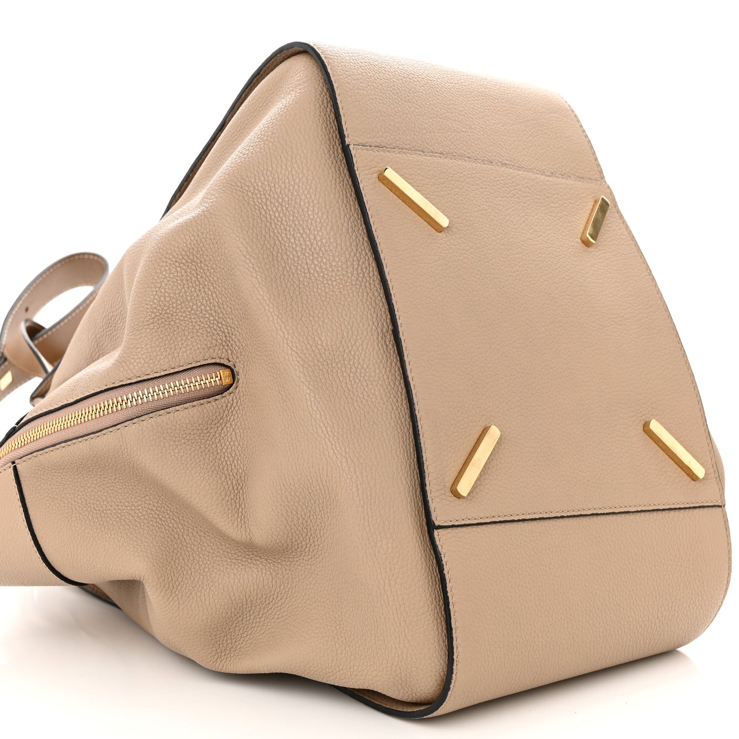 Calfskin Medium Hammock Shoulder Bag Sand Mink