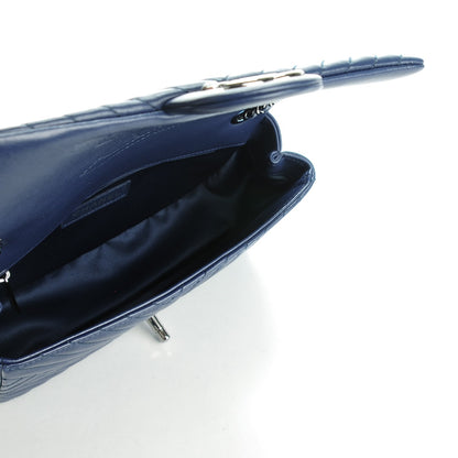 Chanel Lambskin Quilted Small CC Crossing Flap Navy 5 of 7