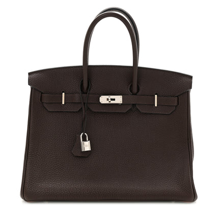 Hermes Fjord Birkin 35 Chocolate 1 of 16