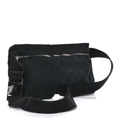 Gucci GG Monogram Double Pocket Belt Bag Black 3 of 14