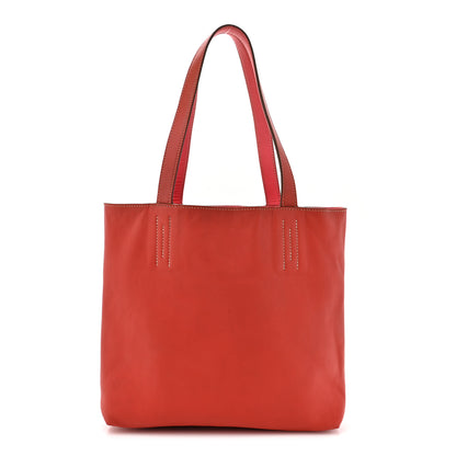 Hermes Veau Sikkim Swift Double Sens 28 Reversible Tote Peony Sanguine 1 of 26