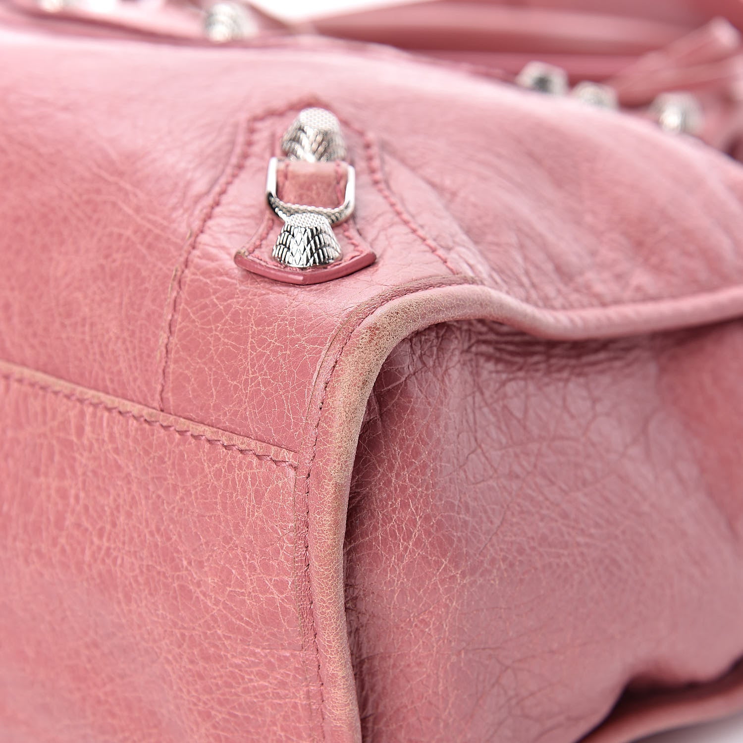 Balenciaga Agneau Giant 12 Silver Hardware City Rose Bruyere 9 of 16
