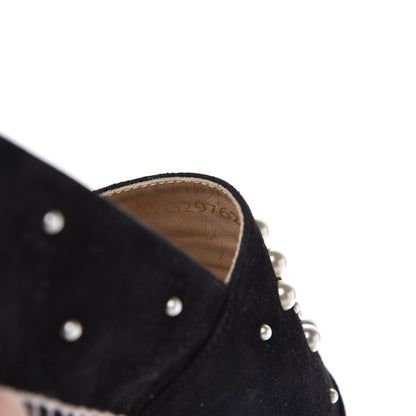 Chanel Suede Pearl CC Espadrilles 39 Black 11 of 11