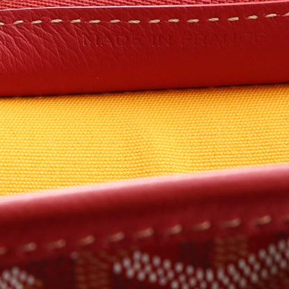 Goyard Goyardine Jouvence Toiletry Pouch MM Red 7 of 10