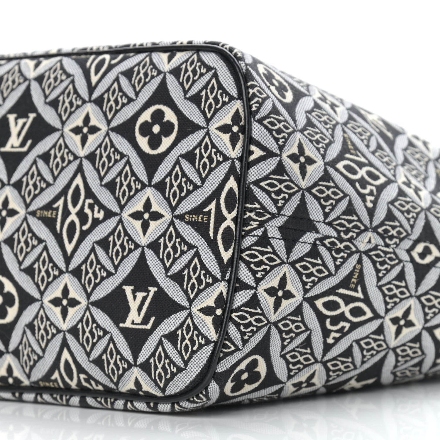 Louis Vuitton Jacquard Since 1854 Neverfull MM Grey 10 of 12