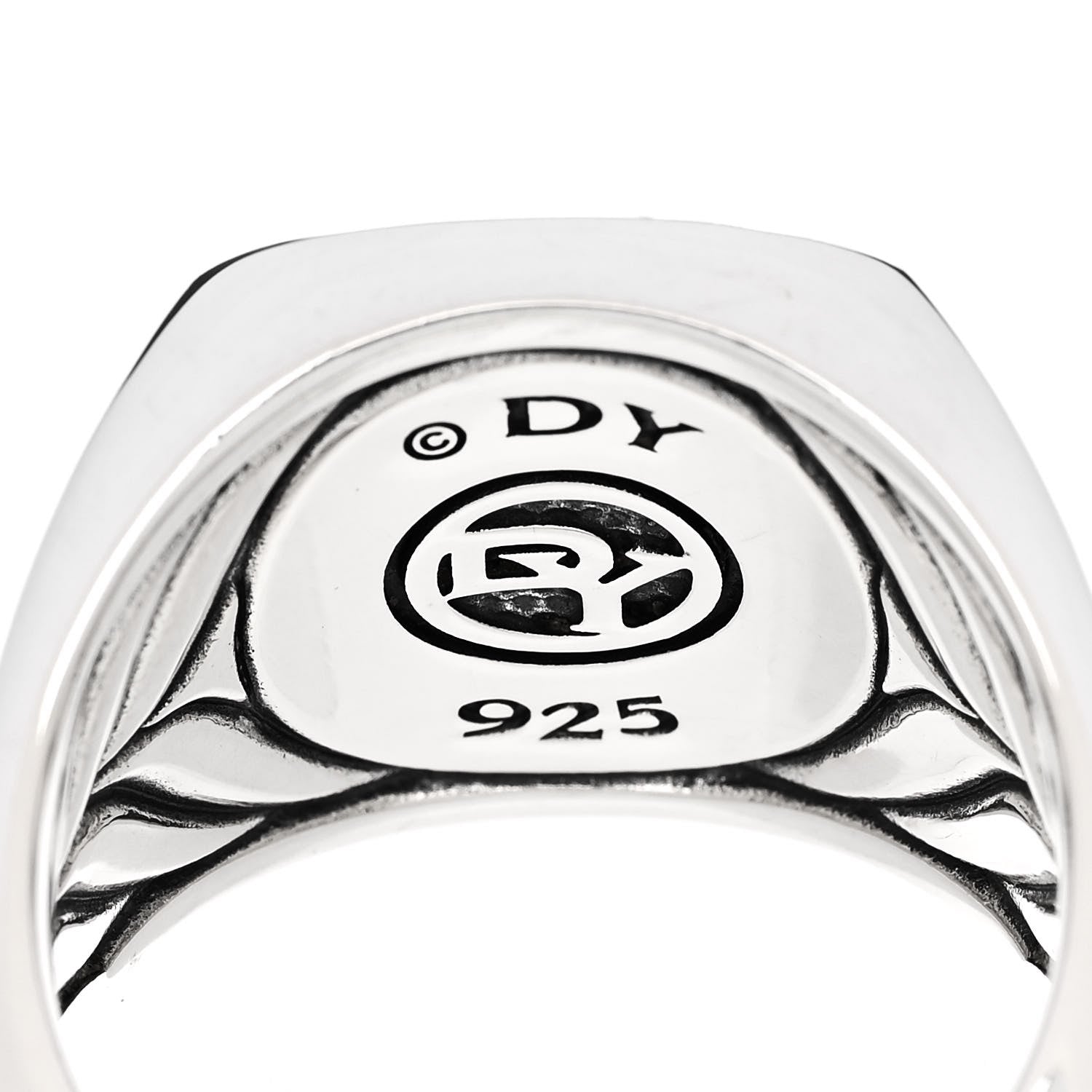 David Yurman Sterling Silver Lapis Lazuli Mens Signet Ring 70 13 6 of 6