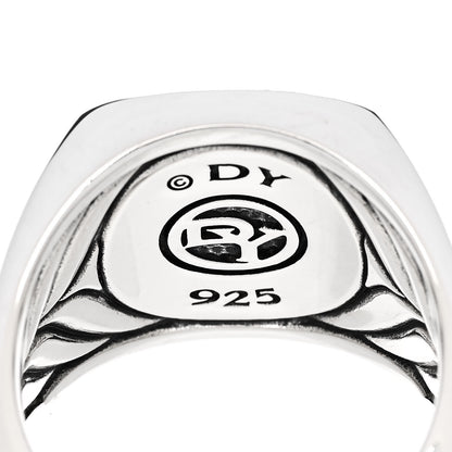 David Yurman Sterling Silver Lapis Lazuli Mens Signet Ring 70 13 6 of 6