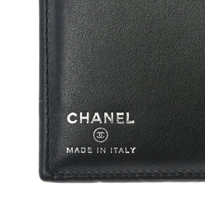 Chanel Grained Calfskin Quilted passport Holder Wallet So Black 7 of 9