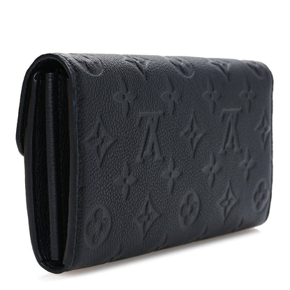 Louis Vuitton Empreinte Sarah Wallet NM Black 3 of 8