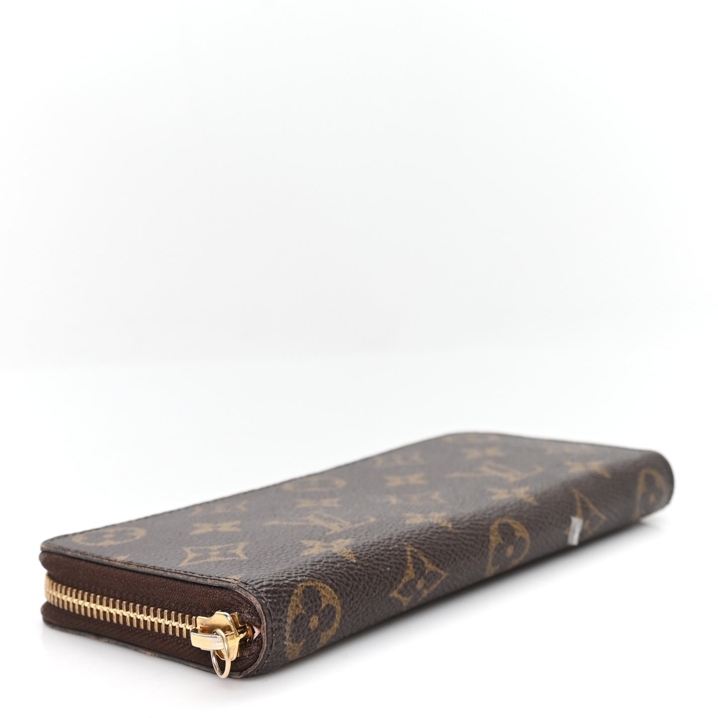 Monogram Clemence Wallet Rose Ballerine