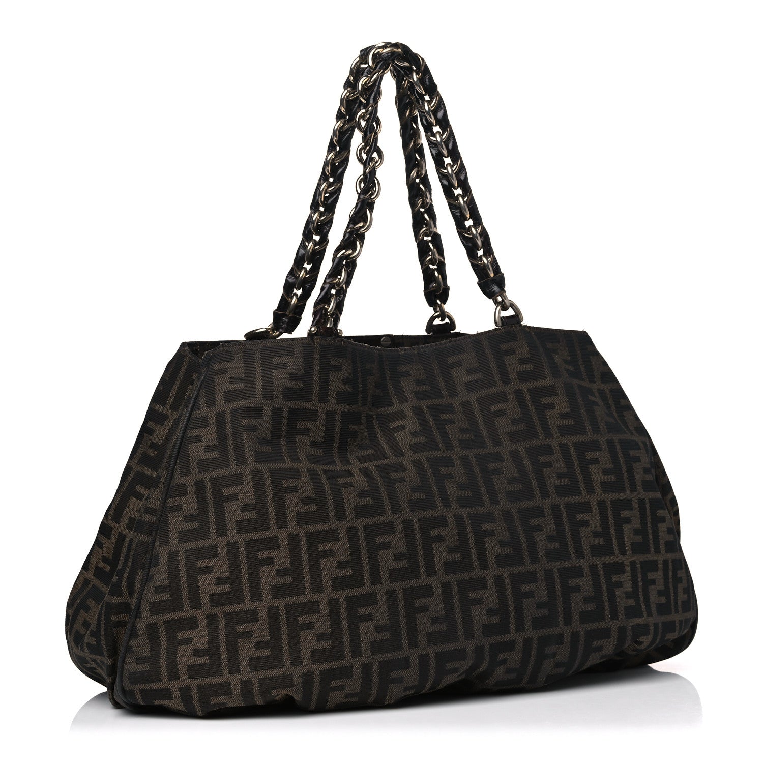 Fendi Zucca Mia Tote Tobacco 2 of 24