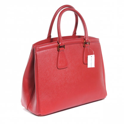 Prada Saffiano Lux Tote Fuoco 3 of 7